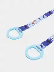 Синий держатель для пустышки Baby Land с прищепкой, клипса для прорезывателя, в наборе 2 шт