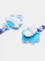 Голубой держатель для пустышки Baby Land с прищепкой, клипса для прорезывателя, в наборе 2 шт