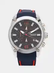 Синий мужские наручные часы Megir MN2063G с хронографом, в подарочной упаковке