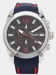 Синий мужские наручные часы Megir MN2063G с хронографом, в подарочной упаковке