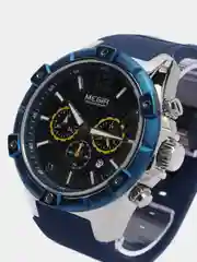 Синий мужские наручные часы Megir MN2083G с хронографом, в подарочной упаковке