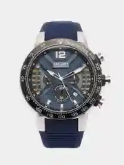 Синий мужские наручные часы Megir MN2106G, с хронографом, в подарочной упаковке