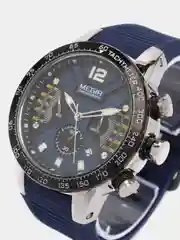 Синий мужские наручные часы Megir MN2106G, с хронографом, в подарочной упаковке