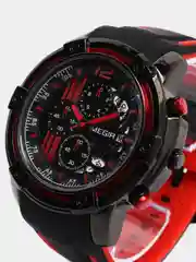 Красный мужские наручные часы Megir MN2097G, с хронографом, в подарочной упаковке
