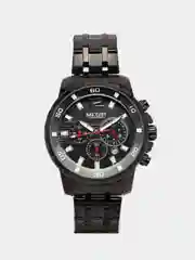 Черный мужские наручные часы Megir MS2068G, с хронографом, в подарочной упаковке