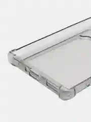 Хром силиконовый чехол для Tecno Phantom X2 (Техно Фантом Х2), прозрачный с карманом для карт