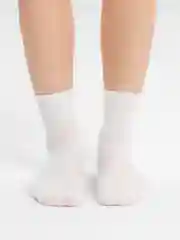 Белый носки женские, однотонные