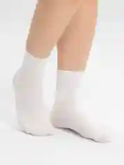 Белый носки женские, однотонные