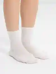 Белый носки женские, однотонные