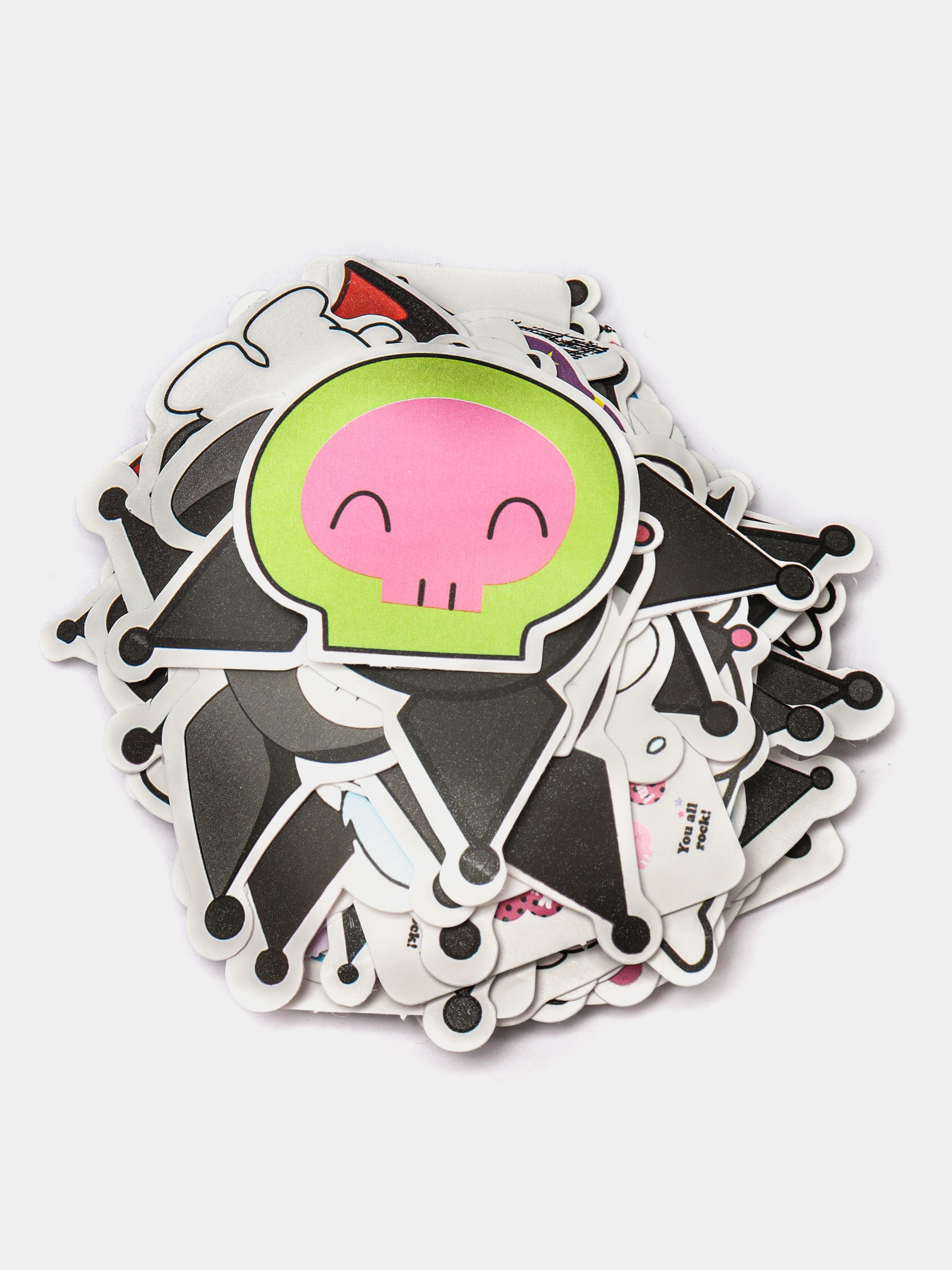 Карамельный наклейки для стикербомбинга, Kuromi, Melody, Hello Kitty, Sinnamoroll. Стикерпак, Куроми