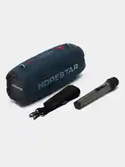 Синий меланж портативная акустика Hopestar A6Max 80W с микрофоном