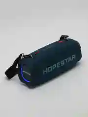 Синий меланж портативная акустика Hopestar A6Max 80W с микрофоном