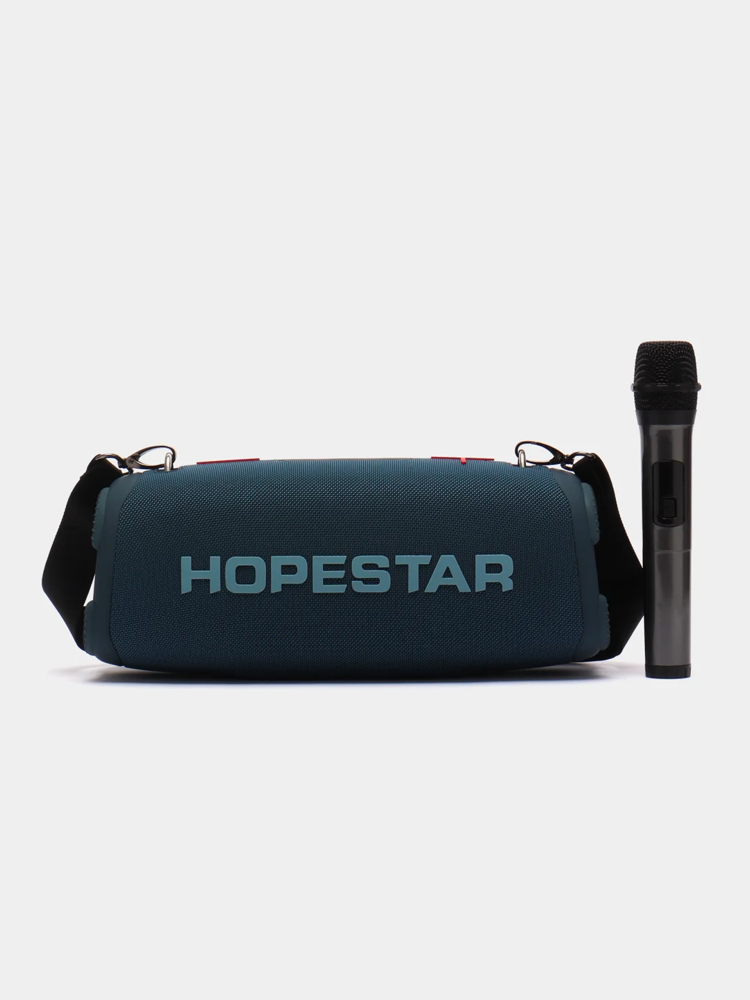 Синий меланж портативная акустика Hopestar A6Max 80W с микрофоном