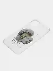 Серый чехол для iPhone "Арт", на айфон 6s 7/8 Plus/Xs/XR/SE2/11/12/12 pro презент
