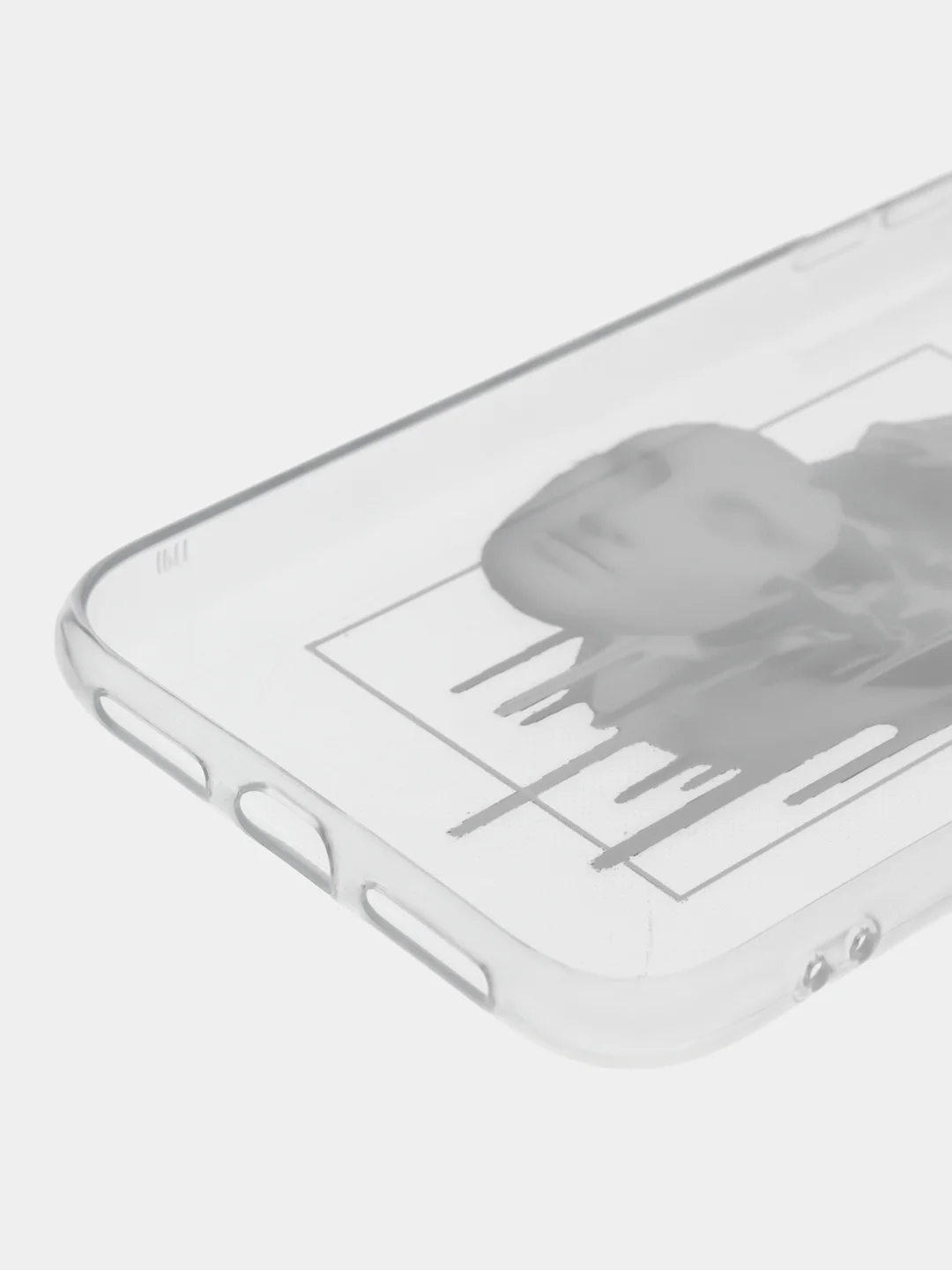 Серый чехол для iPhone "Арт", на айфон 6s 7/8 Plus/Xs/XR/SE2/11/12/12 pro презент