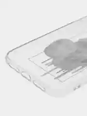 Серый чехол для iPhone "Арт", на айфон 6s 7/8 Plus/Xs/XR/SE2/11/12/12 pro презент