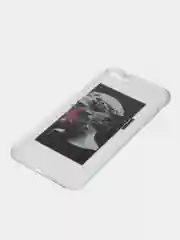 Лавандовый чехол для iPhone "Арт", на айфон 6s 7/8 Plus/Xs/XR/SE2/11/12/12 pro презент
