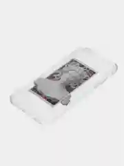 Серебряный чехол для iPhone "Арт", на айфон 6s 7/8 Plus/Xs/XR/SE2/11/12/12 pro презент