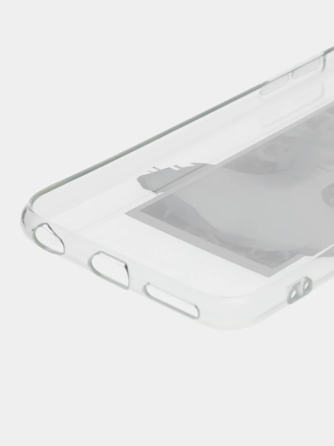 Серебряный чехол для iPhone "Арт", на айфон 6s 7/8 Plus/Xs/XR/SE2/11/12/12 pro презент
