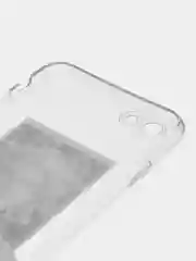 Серебряный чехол для iPhone "Арт", на айфон 6s 7/8 Plus/Xs/XR/SE2/11/12/12 pro презент