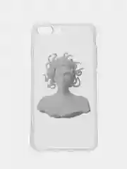 Белый чехол для iPhone "Арт", на айфон 6s 7/8 Plus/Xs/XR/SE2/11/12/12 pro презент