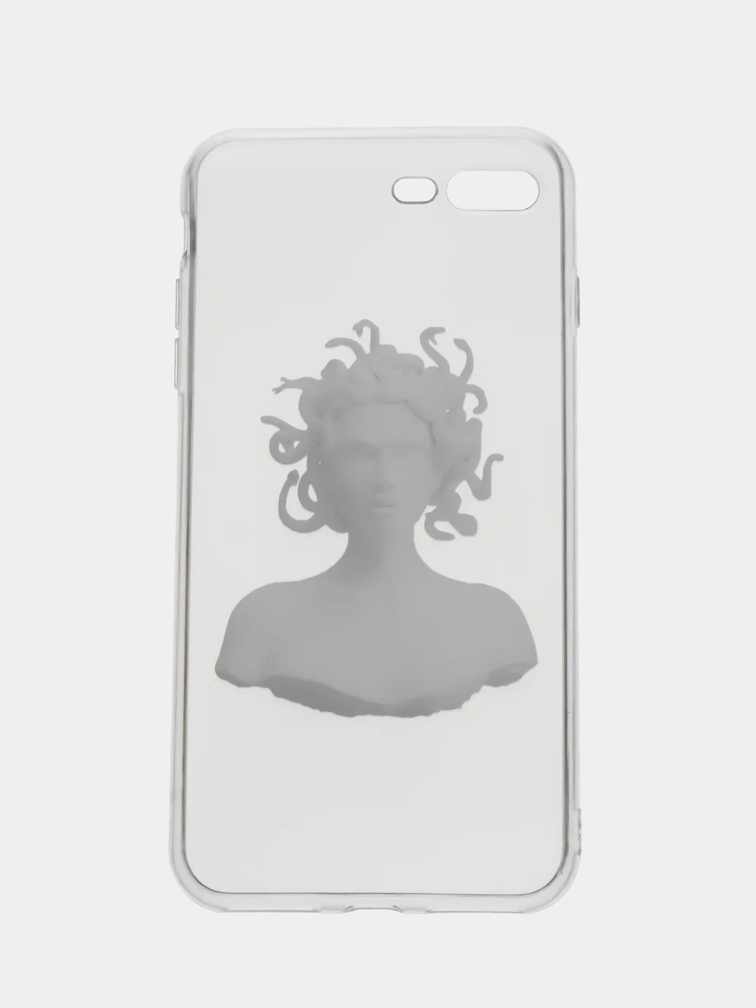 Белый чехол для iPhone "Арт", на айфон 6s 7/8 Plus/Xs/XR/SE2/11/12/12 pro презент
