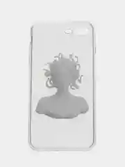 Белый чехол для iPhone "Арт", на айфон 6s 7/8 Plus/Xs/XR/SE2/11/12/12 pro презент