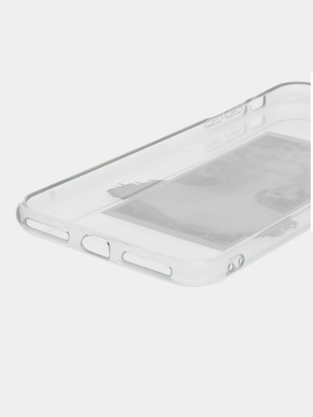 Серебряный чехол для iPhone "Арт", на айфон 6s 7/8 Plus/Xs/XR/SE2/11/12/12 pro презент