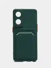 Силиконовый чехол для Oppo Reno 8T 4G, Оппо Рено 8Т, с карманом для карт