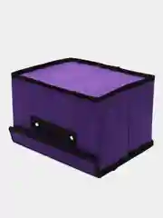 Аметистовый ящик (коробка) для хранения текстильный