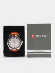 Карамельный наручные часы Curren 8379, мужские, в подарочной упаковке