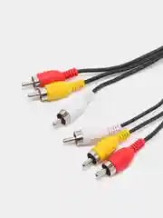 Шнур аудио и видео, 3 RCA - 3 RCA, тюльпан 1, 1,5, 3 метра