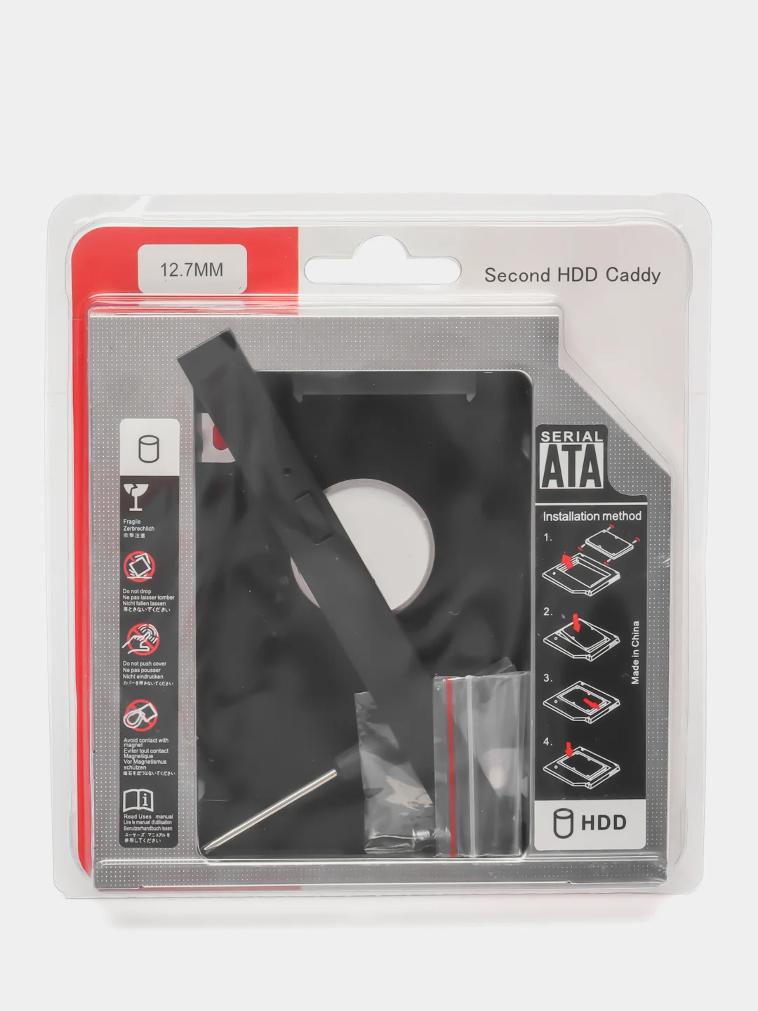 Салазки металлические optibay переходник dvd адаптер HDD SSD вместо дисковода