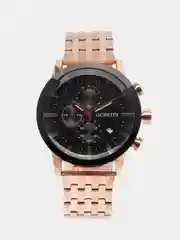 Золотой мужские наручные часы Ochstin 7248 с хронографом в подарочной упаковке