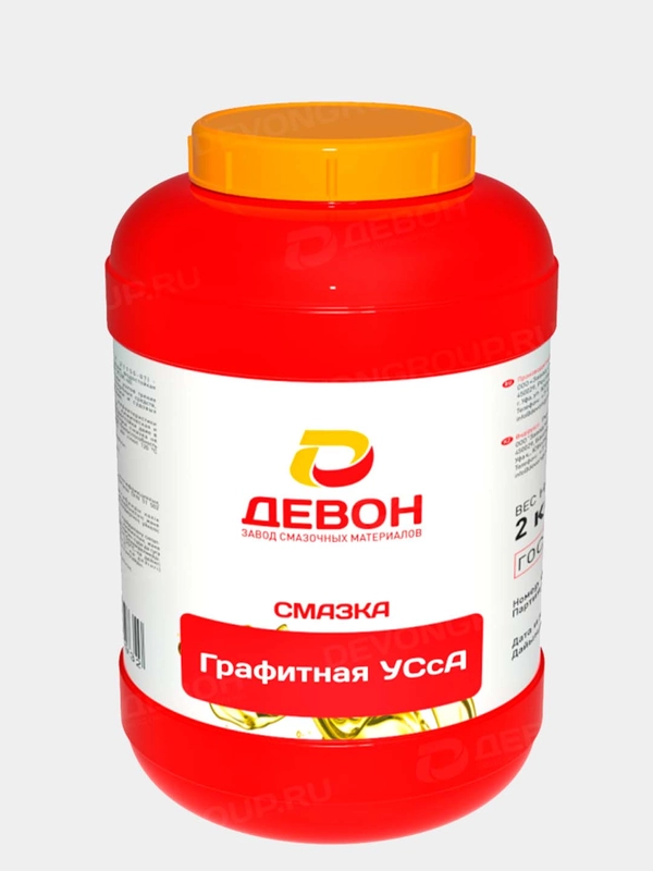 Смазка Графитная УСсА Девон / Devon. 2 кг