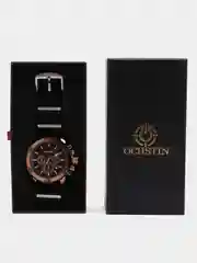 Бронзовый мужские наручные часы Ochstin 7075C с хронографом в подарочной упаковке
