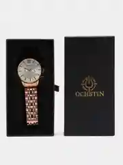 Серебряный мужские наручные часы Ochstin 6129B с хронографом в подарочной упаковке