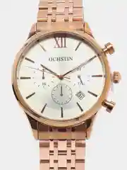Серебряный мужские наручные часы Ochstin 6129B с хронографом в подарочной упаковке