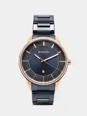 Синий мужские наручные часы Curren 8347 с календарем в подарочной упаковке