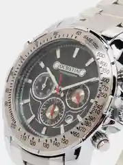 Серебряный мужские наручные часы Ochstin 6125C с хронографом в подарочной упаковке