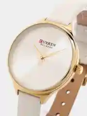 Белый женские наручные часы Curren 9062 в подарочной упаковке