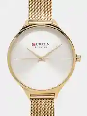 Золотой женские наручные часы Curren 9062 в подарочной упаковке