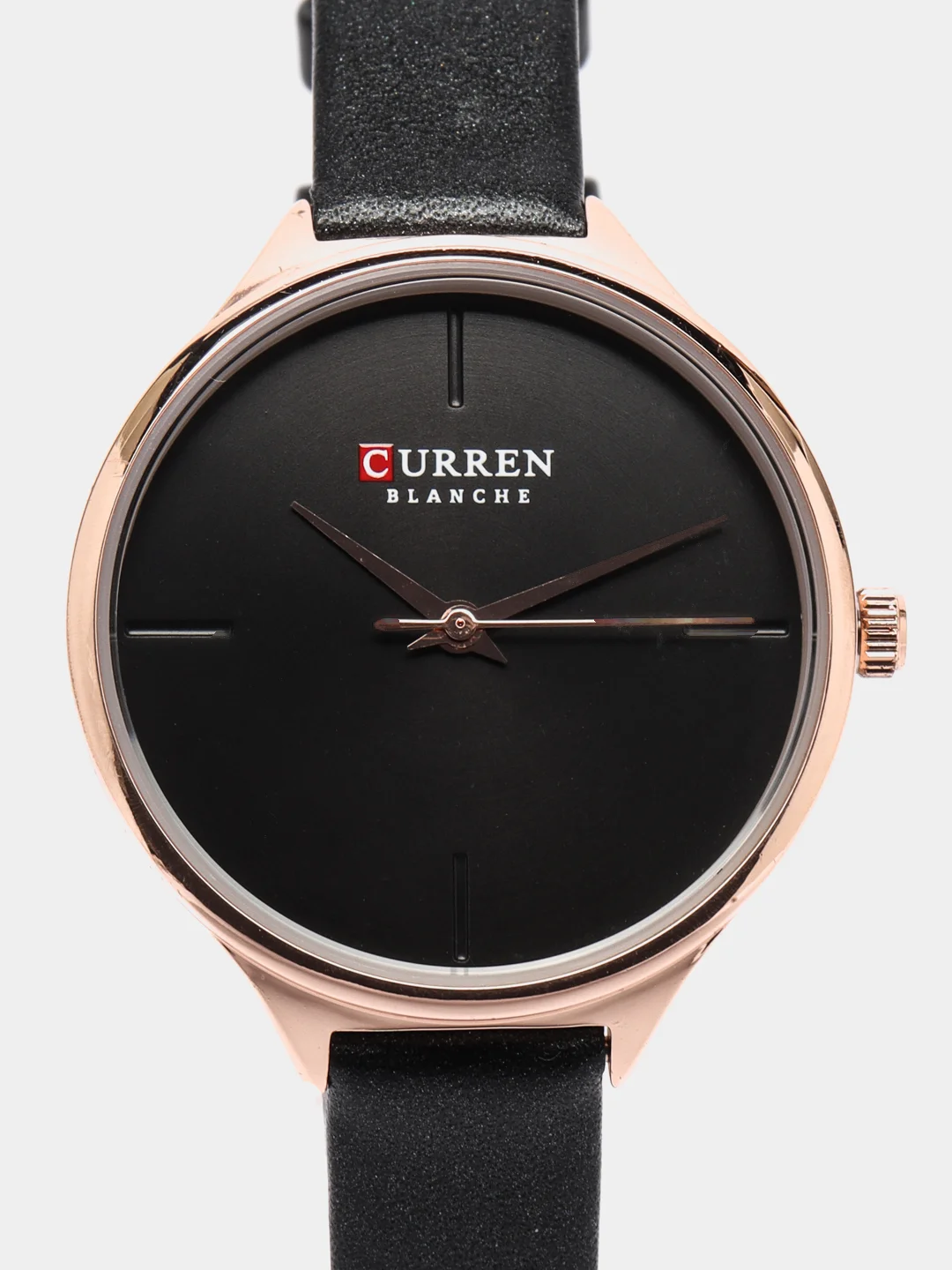 Черный женские наручные часы Curren 9062 в подарочной упаковке