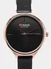 Черный женские наручные часы Curren 9062 в подарочной упаковке