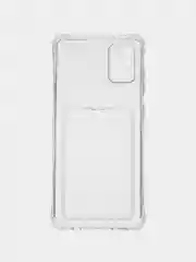 Золотой чехол с карманом для карт Samsung Galaxy A13 A23 A33 A53 A73 A51 A52 A71 A72 A12 A22 A32