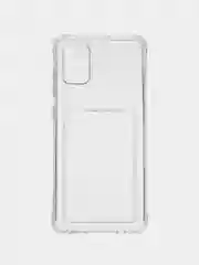 Золотой чехол с карманом для карт Samsung Galaxy A13 A23 A33 A53 A73 A51 A52 A71 A72 A12 A22 A32