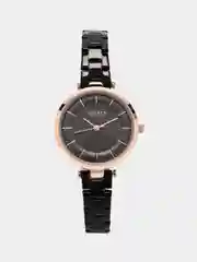 Черный женские наручные часы Curren 9054 в подарочной упаковке