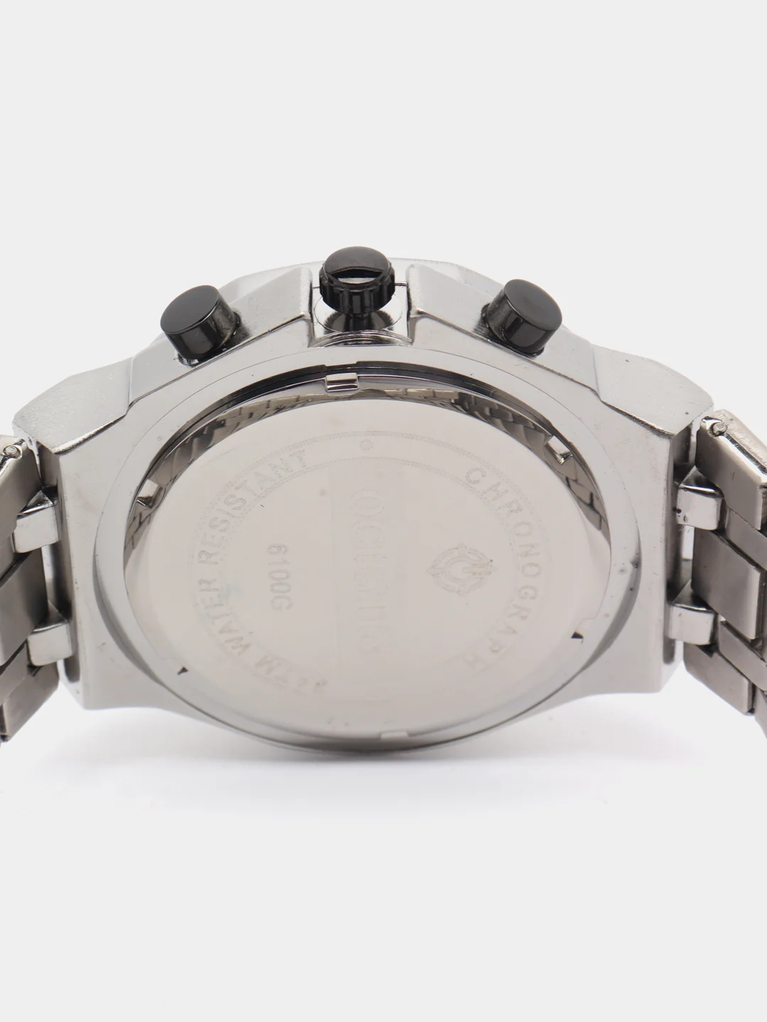 Серебряный мужские наручные часы Ochstin 6100B с хронографом в подарочной упаковке