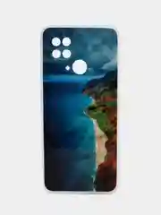 Лесной зеленый чехол для Xiaomi Redmi 10C / Poco C40, Сяоми Редми 10С / Поко С40, силиконовый, с рисунком