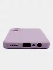 Сиреневый чехол для Realme 10 (Реалми 10), силиконовый, цветной, с подкладом